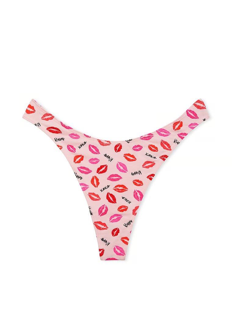 Трусики VICTORIA'S SECRET Stretch Cotton High-Leg Scoop Thong Panty