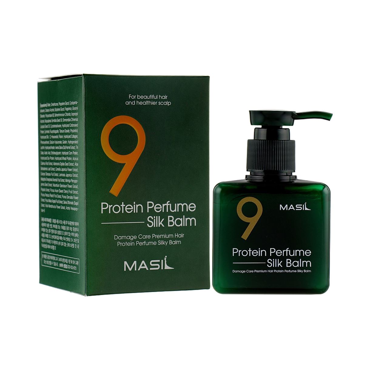 Незмивний бальзам з протеїнами для пошкодженого волосся Masil 9 Protein Perfume Silk Balm