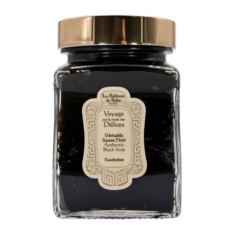 Чорне мило з евкаліптом La Sultane De Saba - DELICES Authentic Black Soap Eucalyptus 200ml