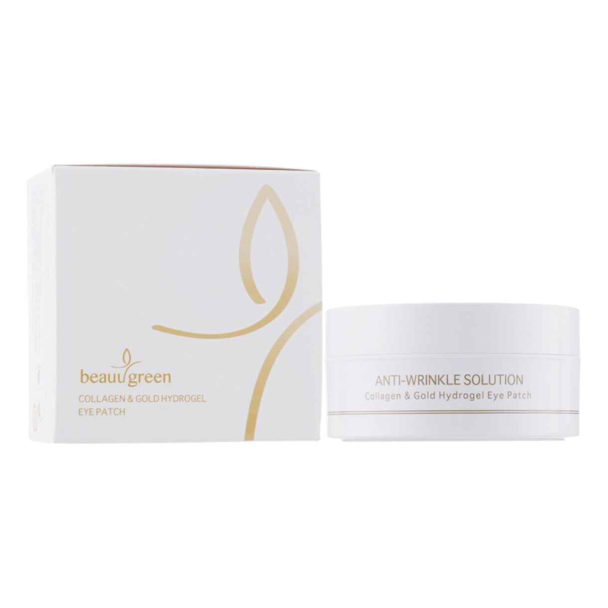 Гідрогелеві патчі з колагеном і коллоідним золотом BeauuGreen Collagen & Gold Hydrogel Eye Patch