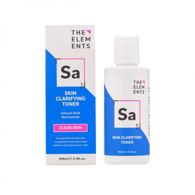 Тонер для обличчя з саліциловою кислотою The Elements Skin Clarifying Toner 100ml