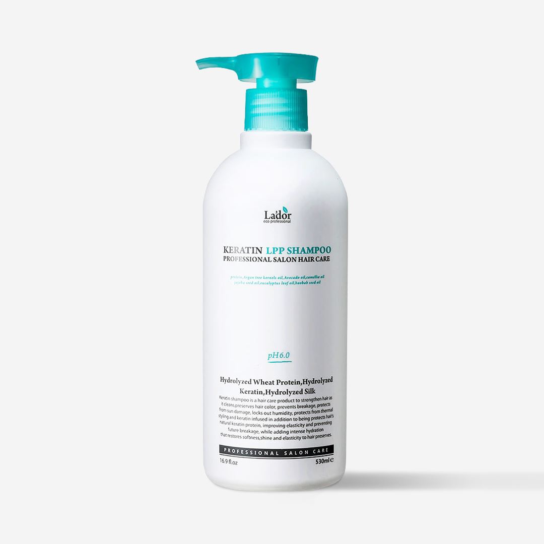 Безсульфатний протеїновий шампунь Lador Keratin LPP Shampoo - 530 мл La'dor