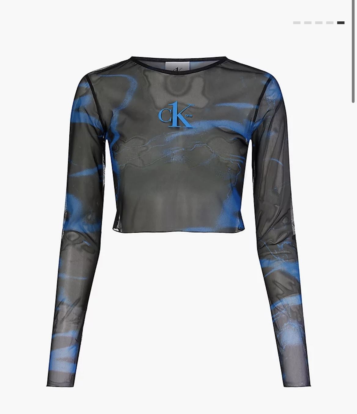 Лонгслів в сіточку Calvin Klein ONE Mesh Long Sleeve Top