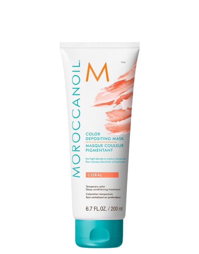 Тонувальна маска MoroccanOil - Color Depositing Mask відтінок coral 200ml