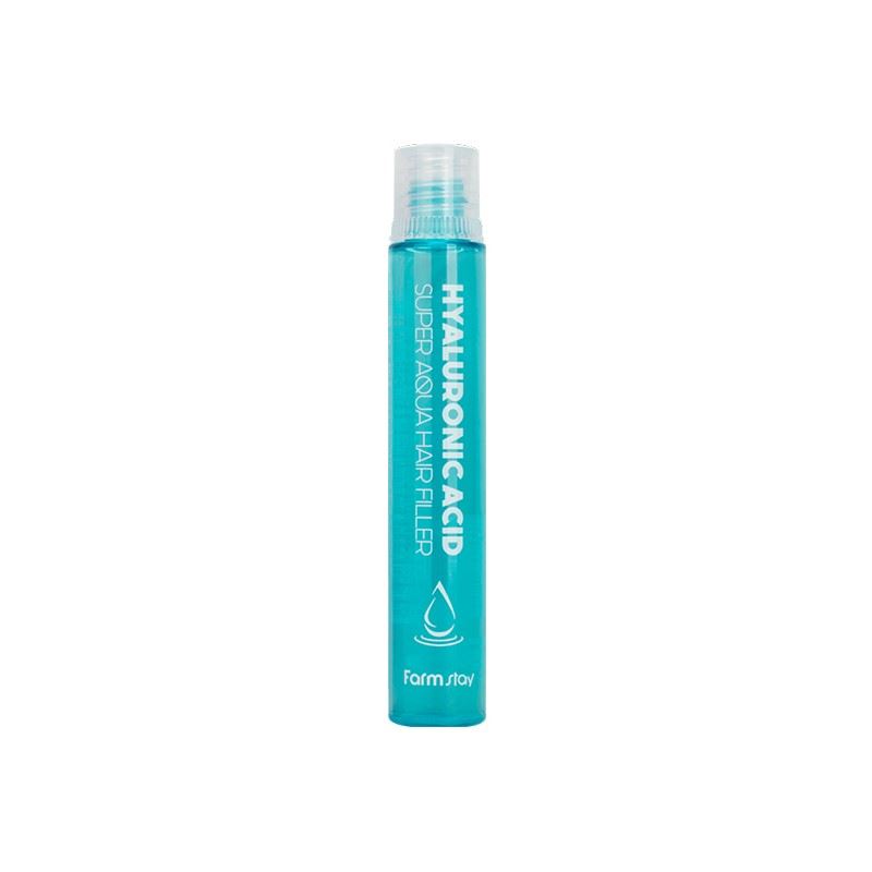 Зволожуючий філер із гіалуроном для волосся FARM STAY - HYALURONIC ACID SUPER AQUA HAIR FILLER (13ml)