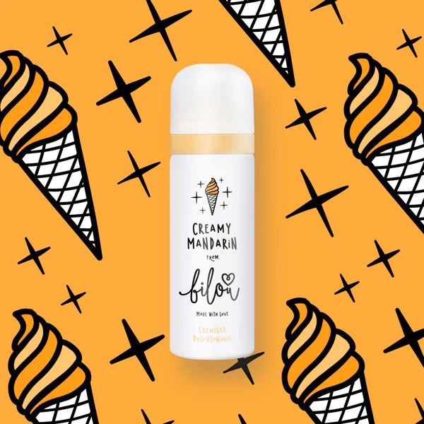 ПІНКА ДЛЯ ДУШУ CREAMY MANDARIN MINI ВІД BILOU