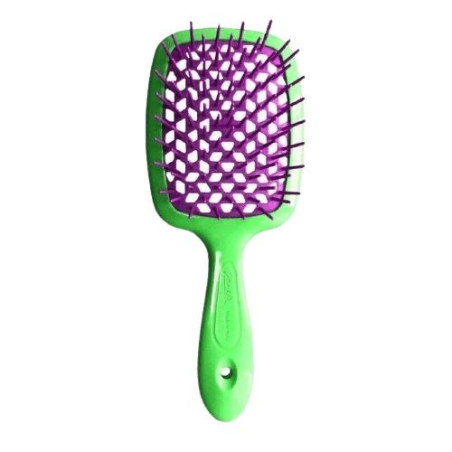 Janeke Superbrush Small - Гребінець для волосся салатовий
