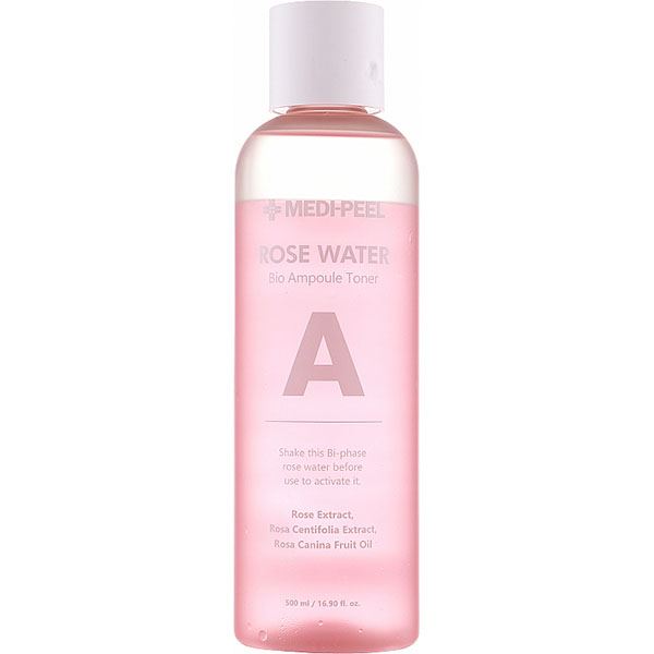 Ампульний тонер з екстрактом троянди Madi-Peel Rose Water Bio Ampoule Toner (500ml)