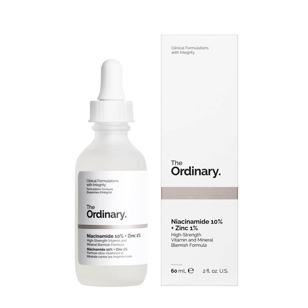 Сироватка з Ніацинамідом та Цинком The Ordinary Niacinamide 10% + Zinc 1% 60 мл