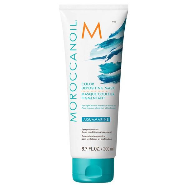 Тонувальна маска MoroccanOil - Color Depositing Mask відтінок aquamarine (бірюзовий) 200ml