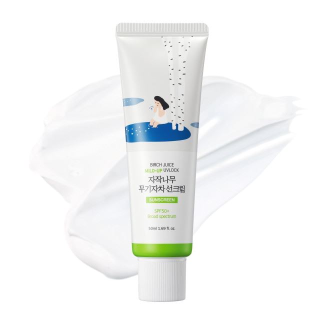 Сонцезахисний крем із березовим соком ROUND LAB BIRCH JUICE MILD-UP SUNSCREEN 50ml
