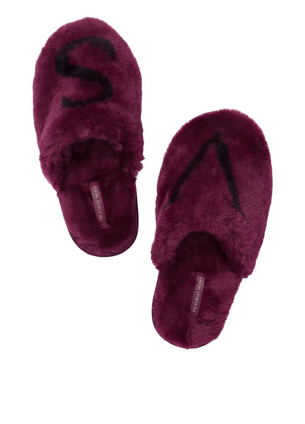 Кімнатні домашні тапочки Victoria's Secret Closed Toe Faux Fur Slipper S