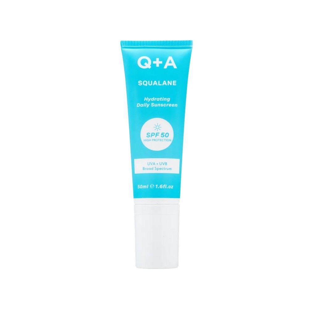 Q+A SQUALANE HYDRATING DAILY SUNSCREEN 50 ML ЗВОЛОЖУЮЧИЙ СОНЦЕЗАХИСНИЙ КРЕМ ДЛЯ ОБЛИЧЧЯ
