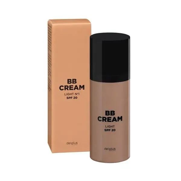 Зволожувальний BB крем для обличчя Deliplus BB Cream №1 Light
