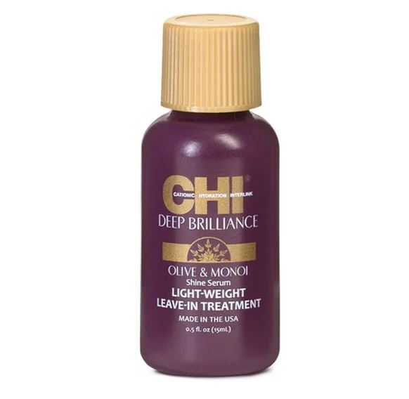 Олія для волосся CHI Deep Brilliance Shine Serum Light Weight Leave-In Treatment 15 мл