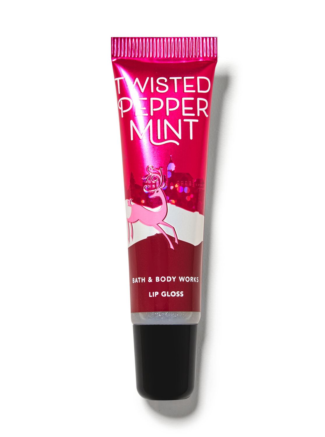 Блиск для губ із шиммером Bath and body works Twisted peppermint