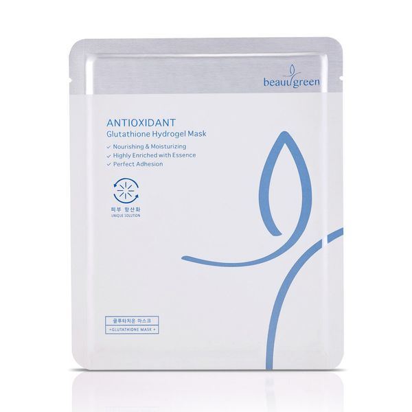 Гідрогелева Маска для обличчя з глутатином BeauuGreen Antioxidant Glutathione Hydrogel Mask 30 мл