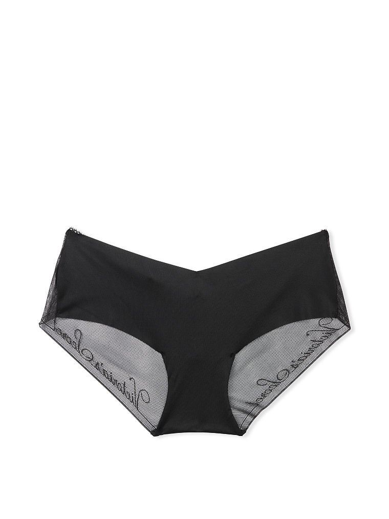 Бесшовные трусики Victoria’s Secret black No show Panty