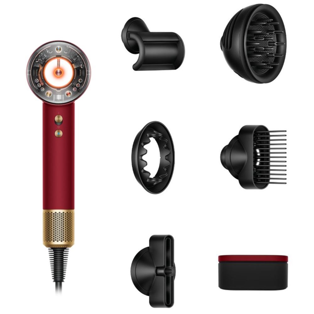 Фен Dyson Supersonic HD16 Nural Red Velvet/Gold 594823-01