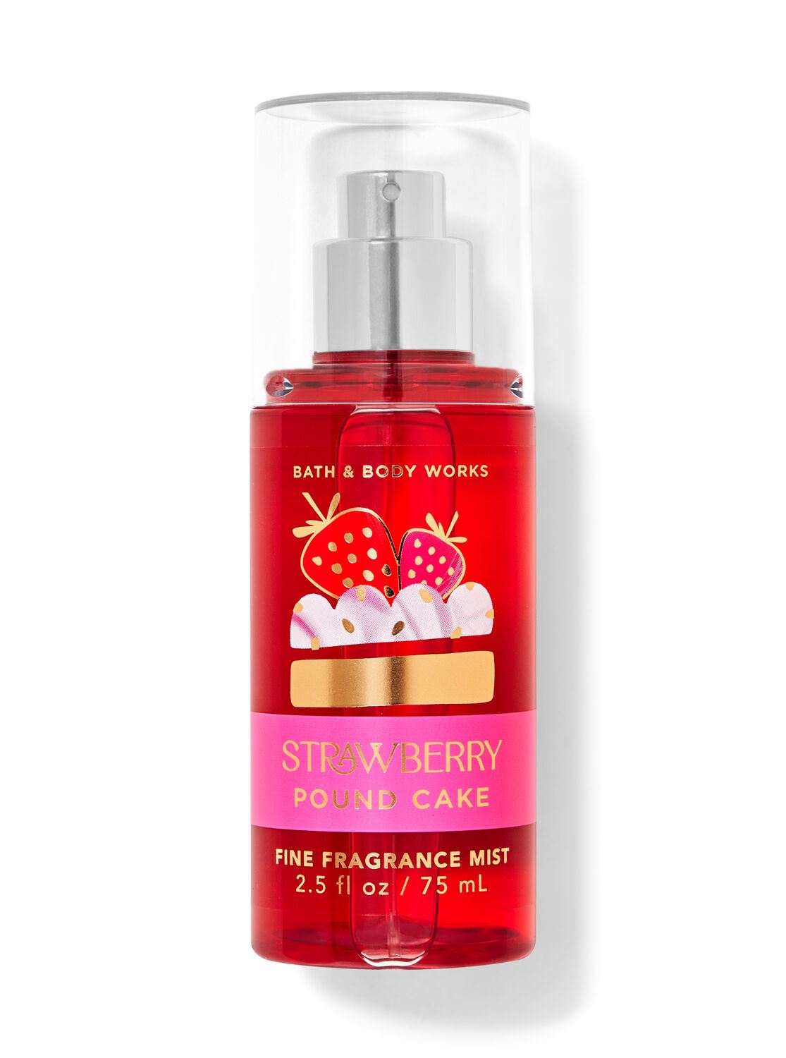 Парфумований спрей для тіла BATH AND BODY WORKS STRAWBERRY POUND CAKE 75ml