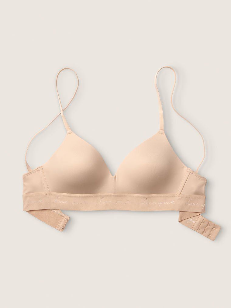 БЮСТ VICTORIAS SECRET WEAR EVERYWHERE WIRELESS LIGHTLY LINED BRA Beige
