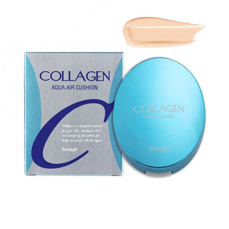 Зволожуючий кушон з колагеном Enough Collagen Aqua Air Cushion, тон 21