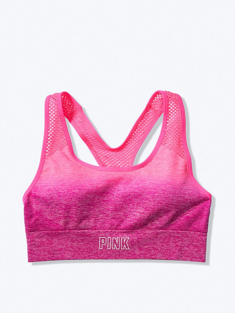 Рожевий безшовний спортивний Топ Victoria’s Secret Pink Xs