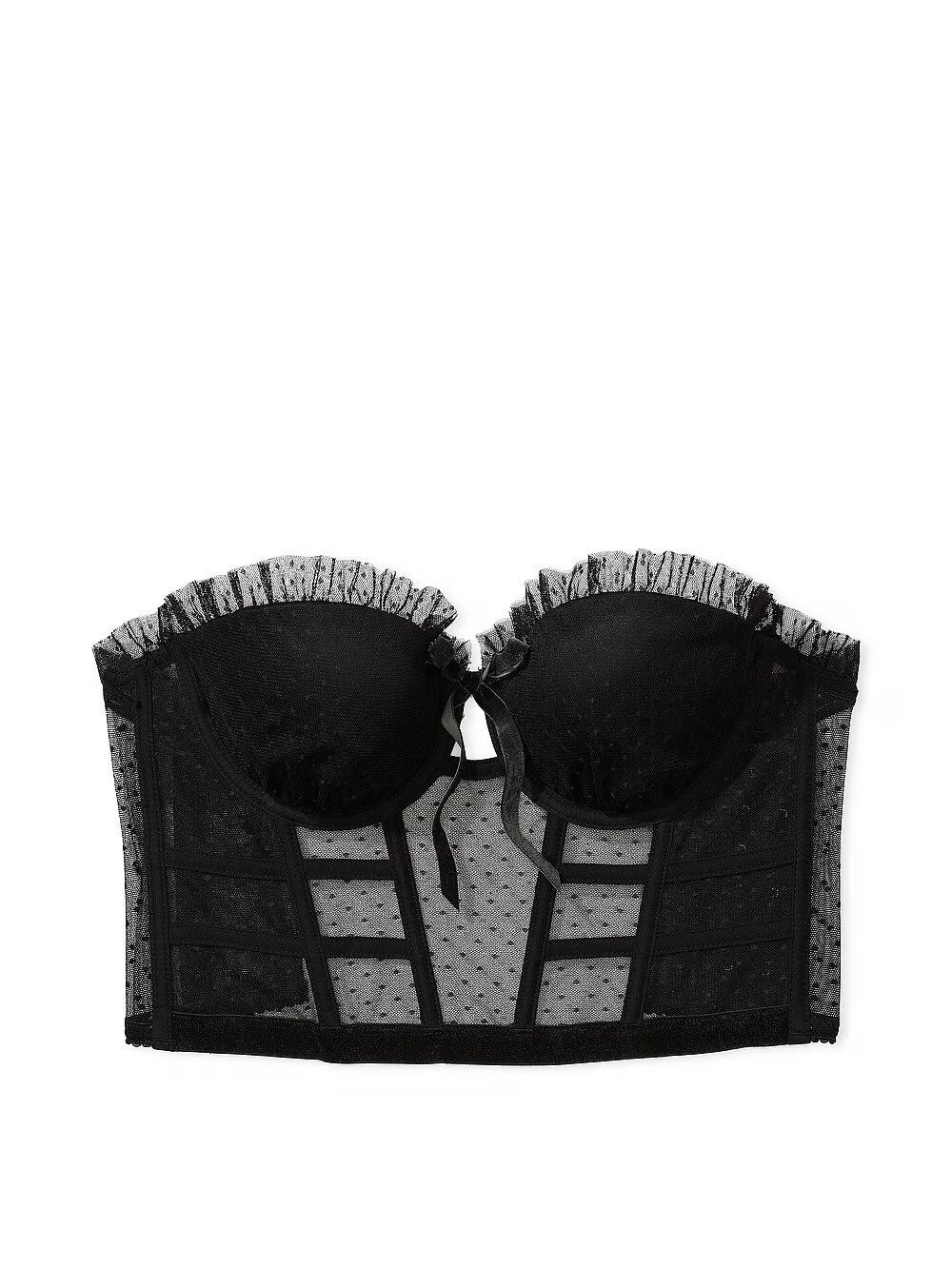 Dream Angels Strapless Dotted Mesh Corset Top Victoria's Secret - Неймовірний корсет 36D