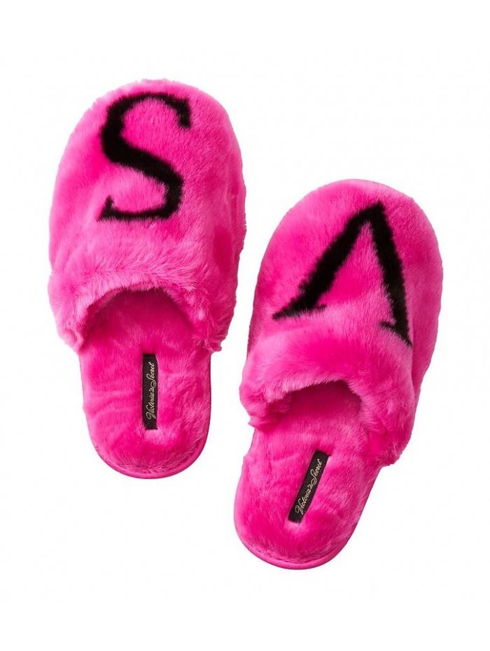 Кімнатні домашні тапочки Victoria's Secret CLOSED TOE FAUX FUR SLIPPERCLOSED