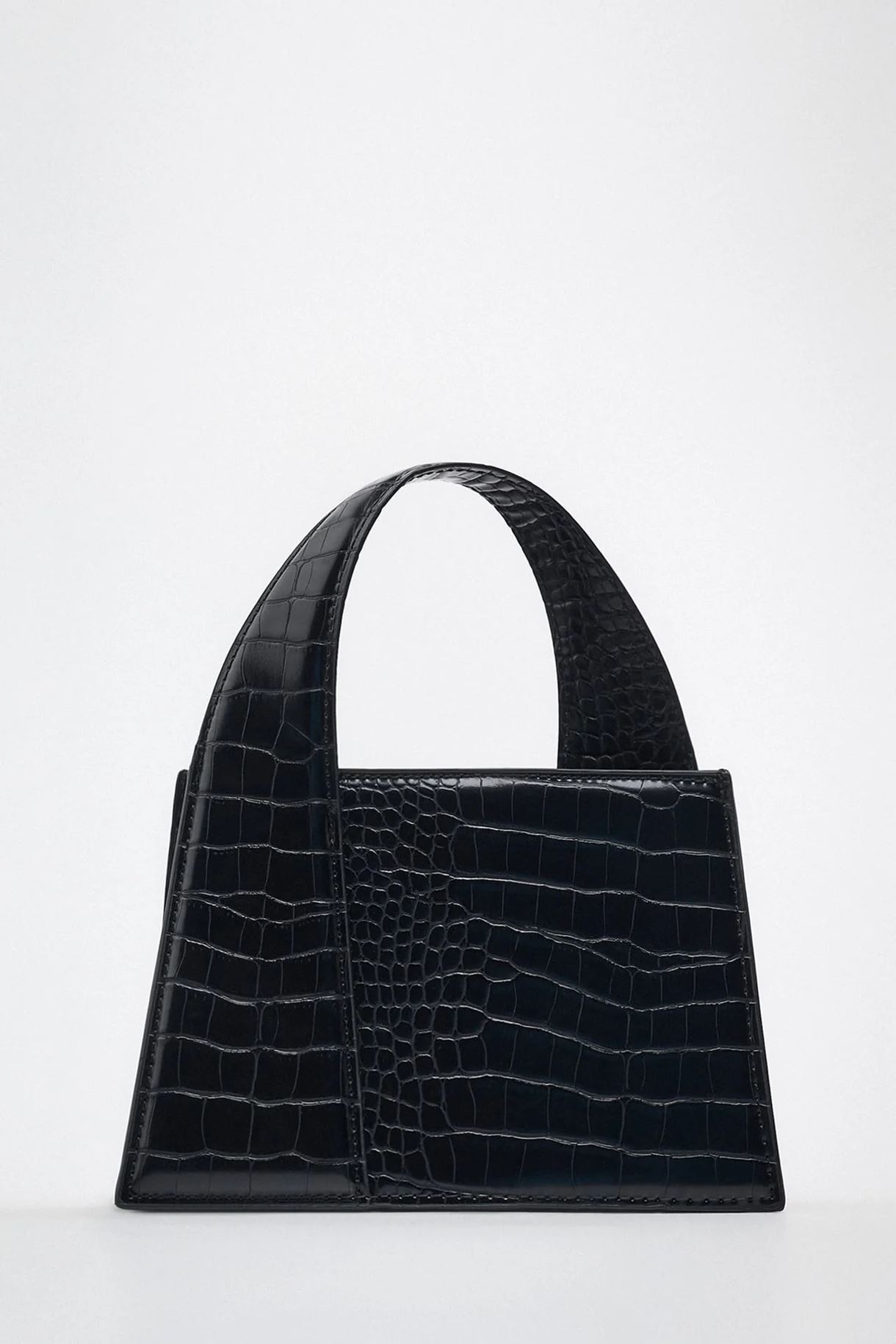 СУМКА ZARA MOCK CROC CITY BAG