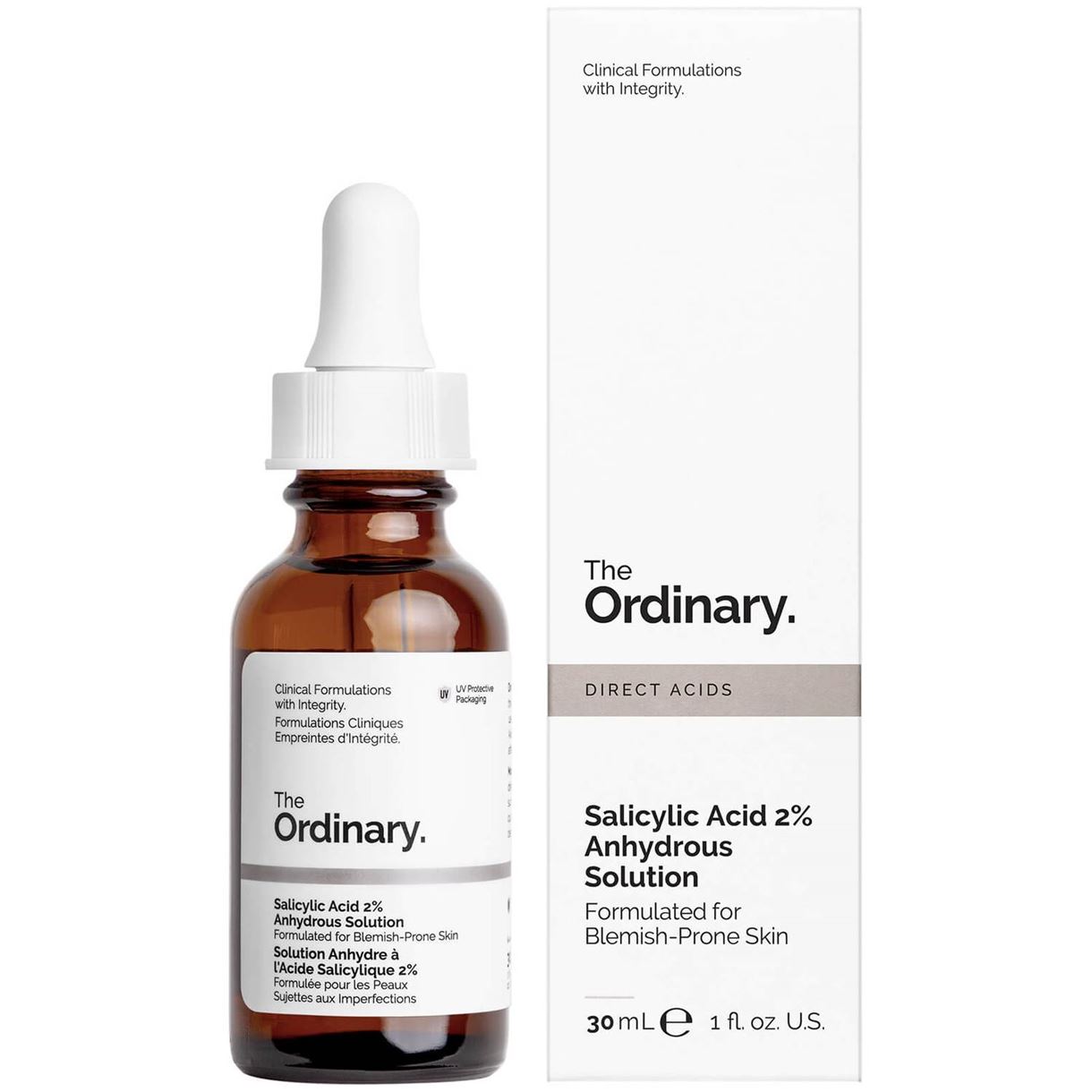 Безводна сироватка із саліциловою кислотою The Ordinary Salicylic Acid 2% Anhydrous Solution (30ml)