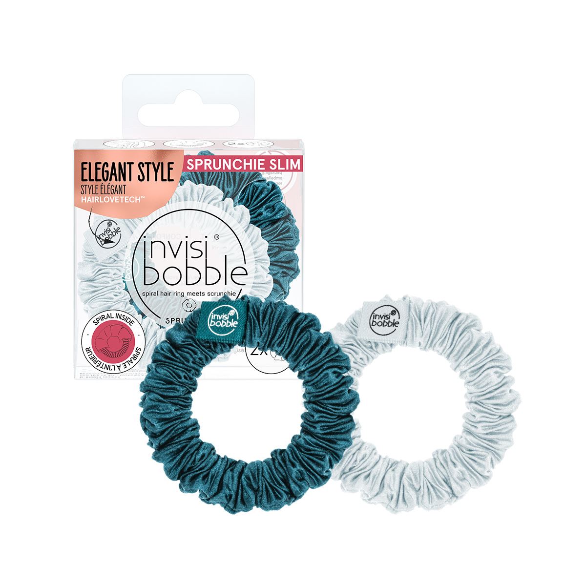 Резинка - браслет для волосся invisibobble SPRUNCHIE SLIM Cool as Ice