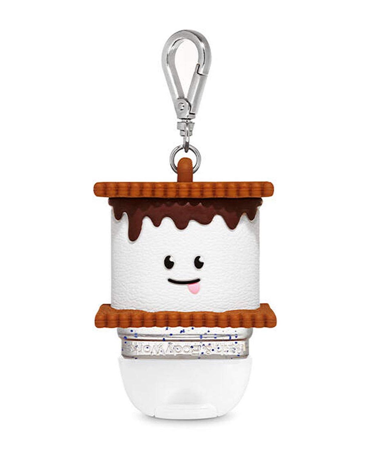 Холдер для санітайзера BATH & BODY WORKS - MARSHMALLOW SMORES FACE POCKET BAC HOLDER SLEEVE CASE CLIP