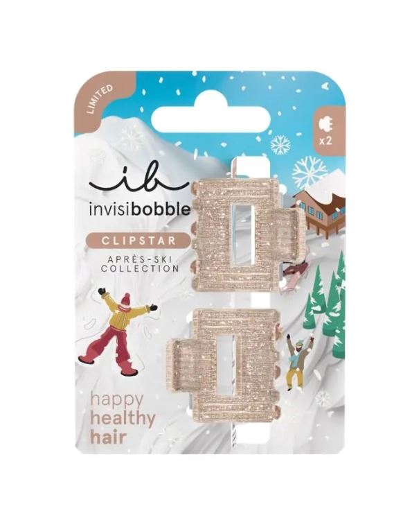 Заколка для волосся Invisi Bobble Clipstar Apres Ski Shimmer