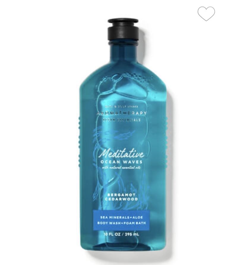 Гель для душа Bath and body works Aromatherapy Meditative ocean waves