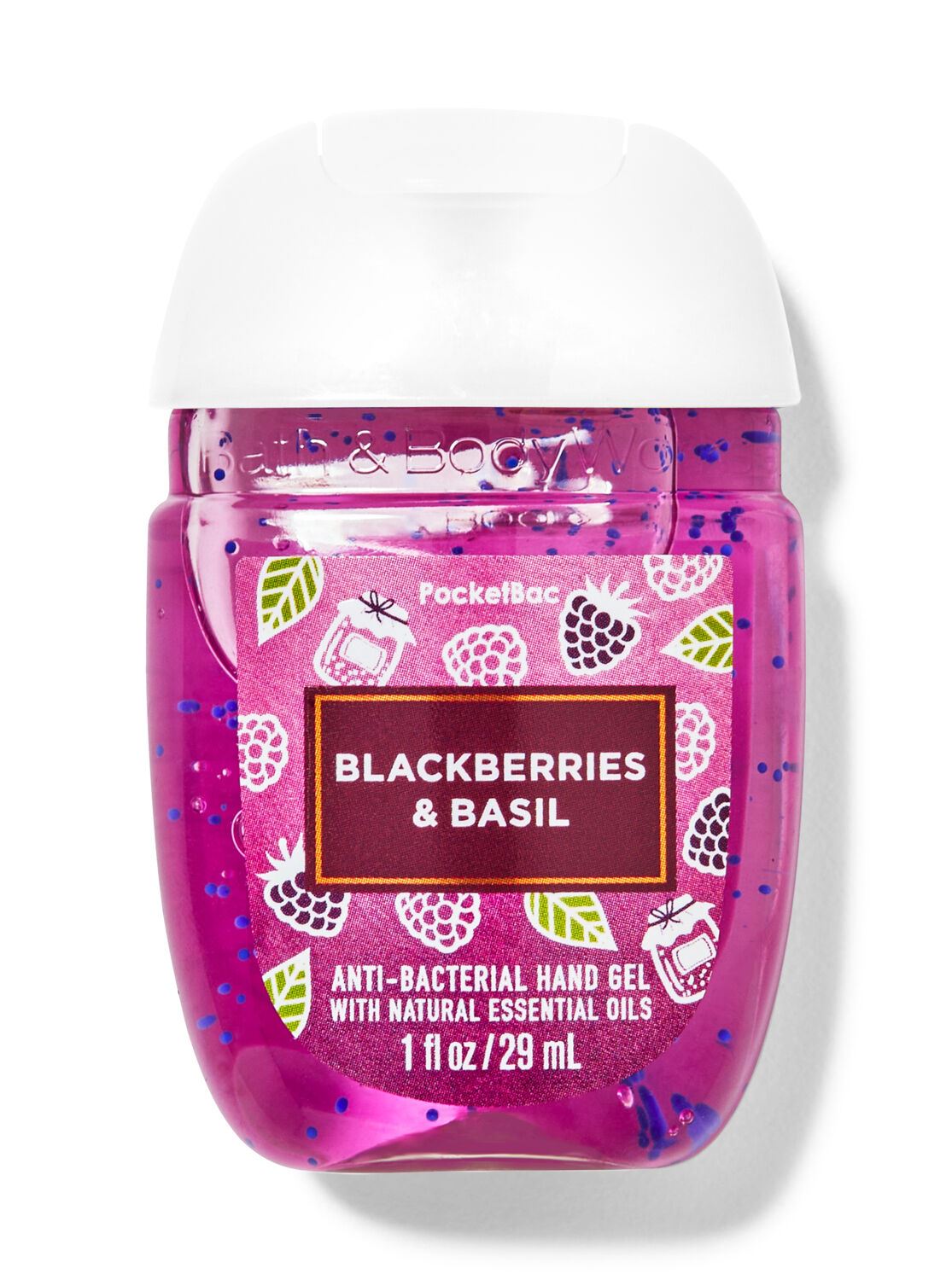 Санітайзер для рук BATH AND BODY WORKS - BLACKBERRIES & BASIL POCKETBAC HAND SANITIZER