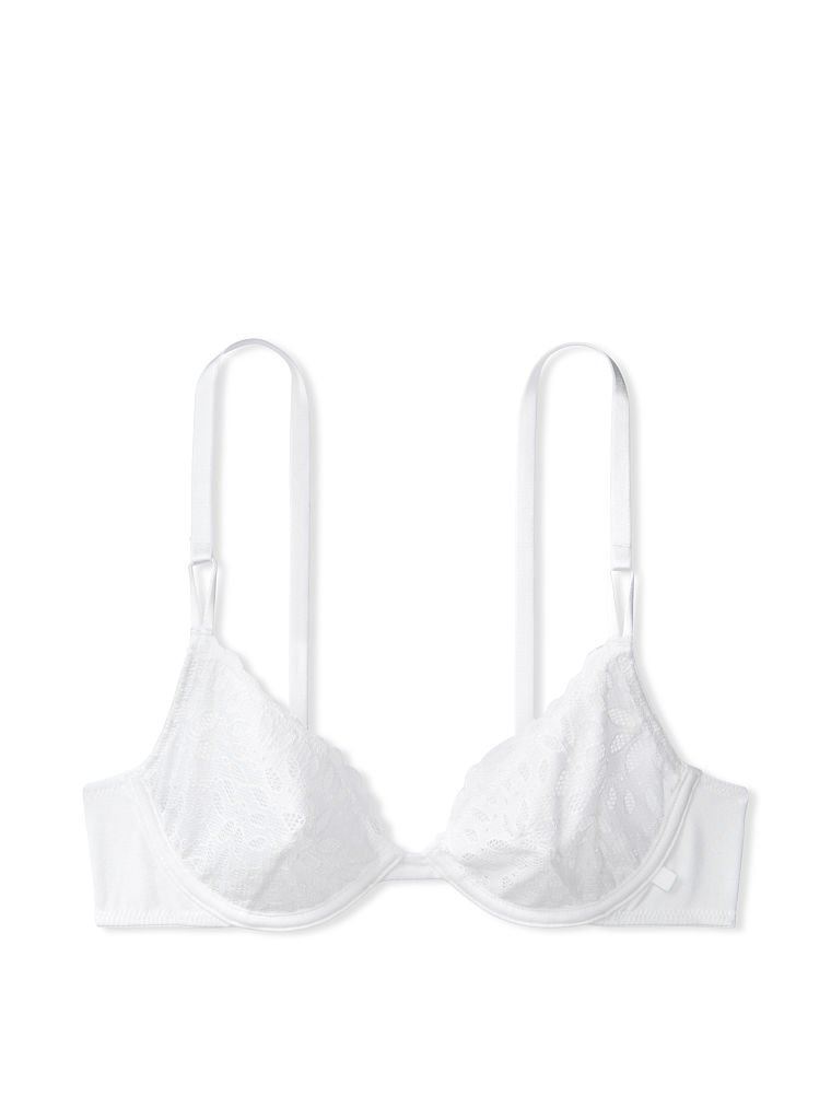 Бюст Victoria’s Secret Sexy Tee Unlined Cotton Demi Bra White