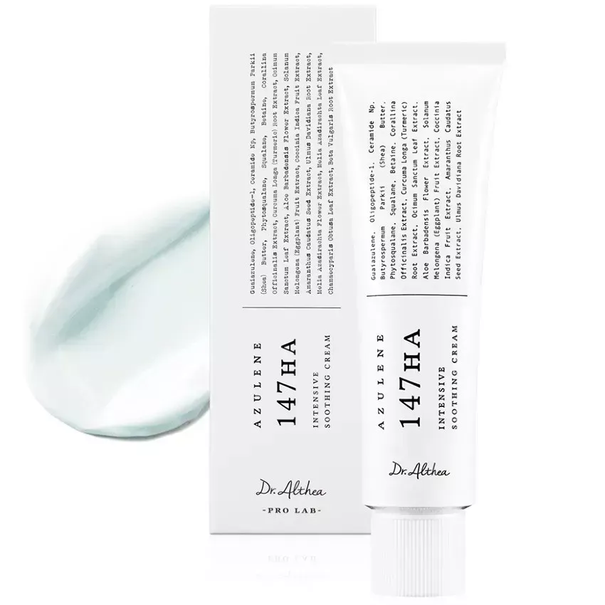 Dr. Althea Pro Lab Azulene 147 HA-Intensive Soothing Cream Заспокійливий крем для обличчя з азуленом, 50 мл