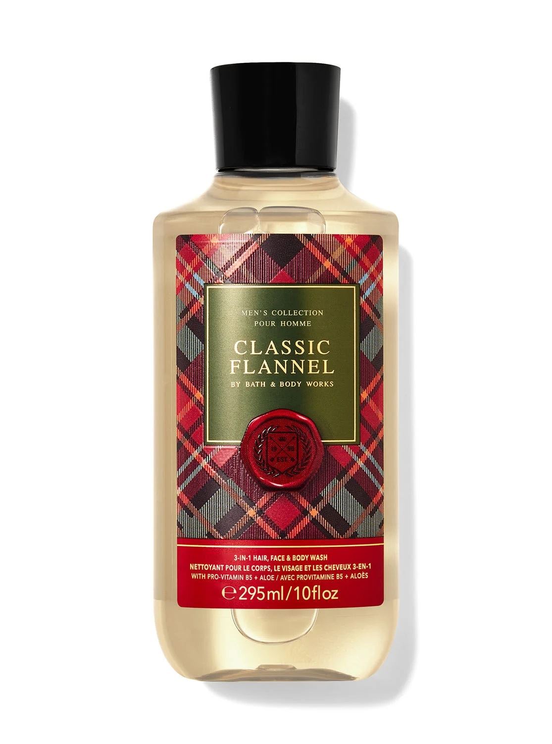 Чоловічий 3в1-гель для душу, шампунь Bath and body works - Classic Flannel